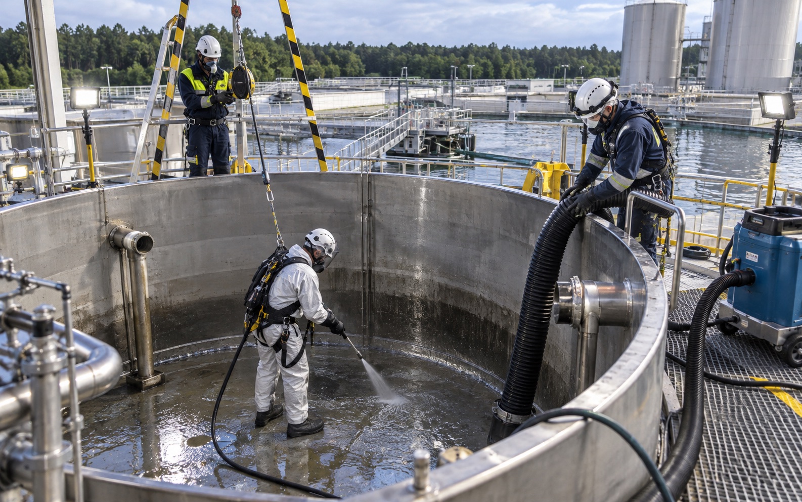 Tank Demolition and Cleaning solution by World Technologies